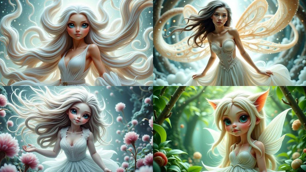 Princess Fae in a Photo Realistic Furry Portrait