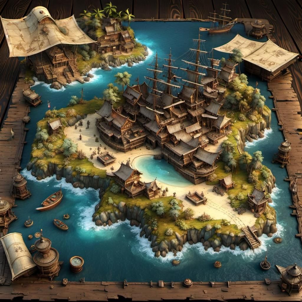 Pirate Hideout Map