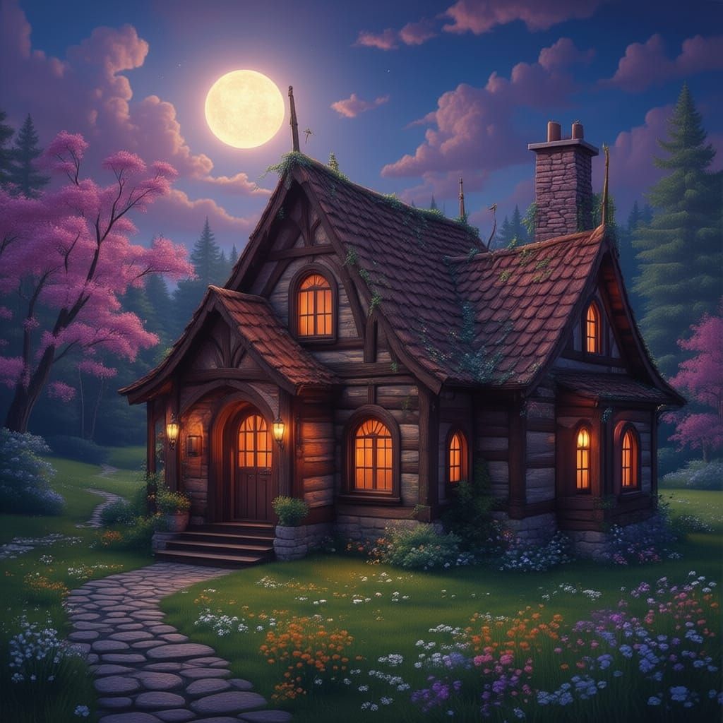 Majestic Stone Bridge at Vivid Sunrise Sky