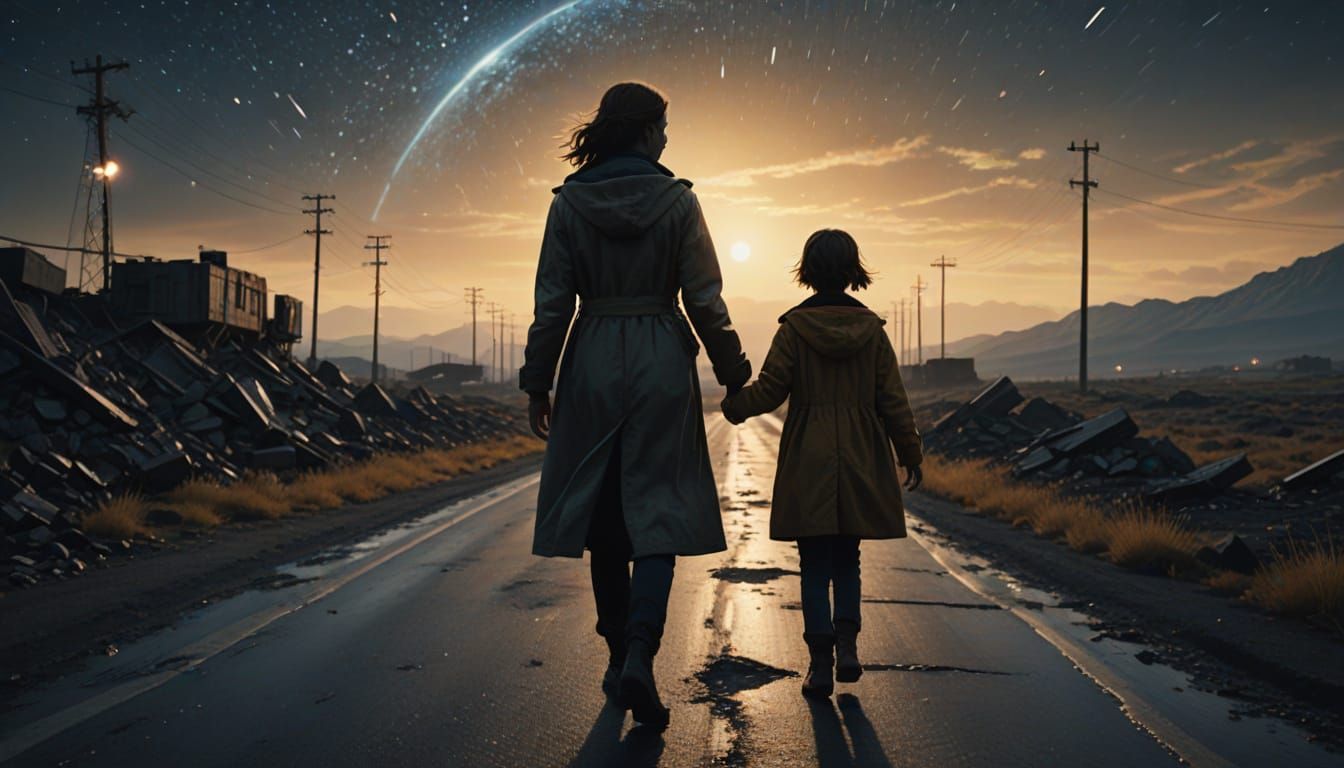 Cosmic Walk: A Sci-Fi Journey Through the Stars