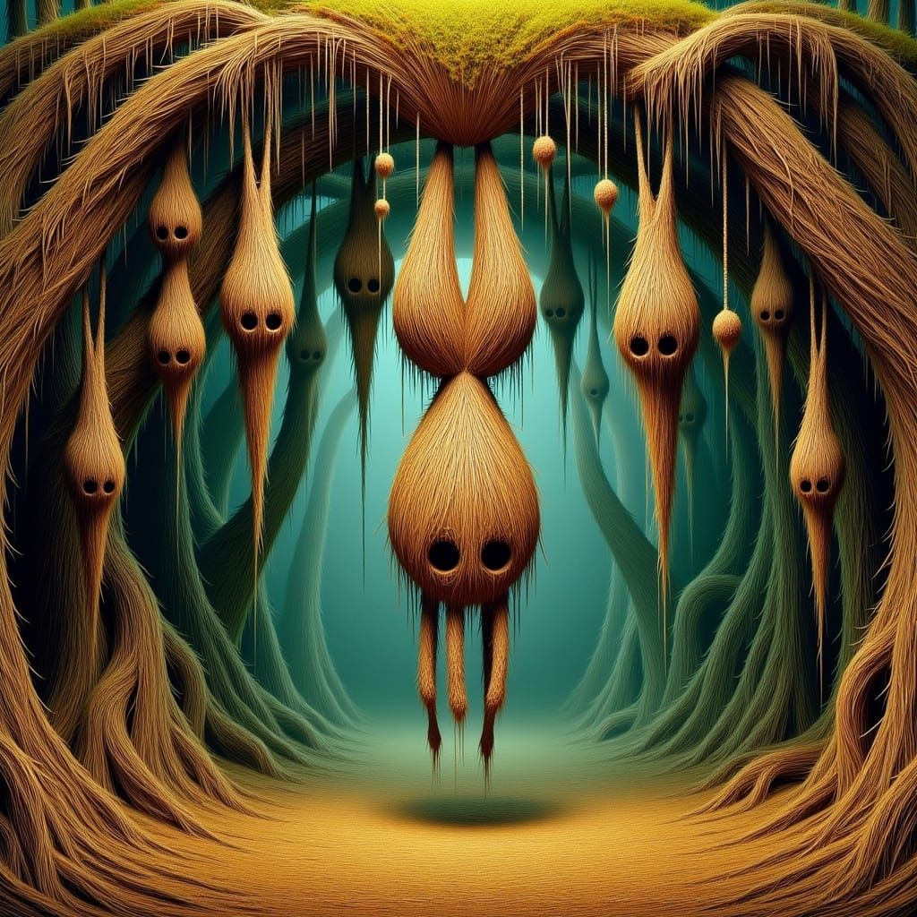 Surreal Tarot Card: The Hanged Man