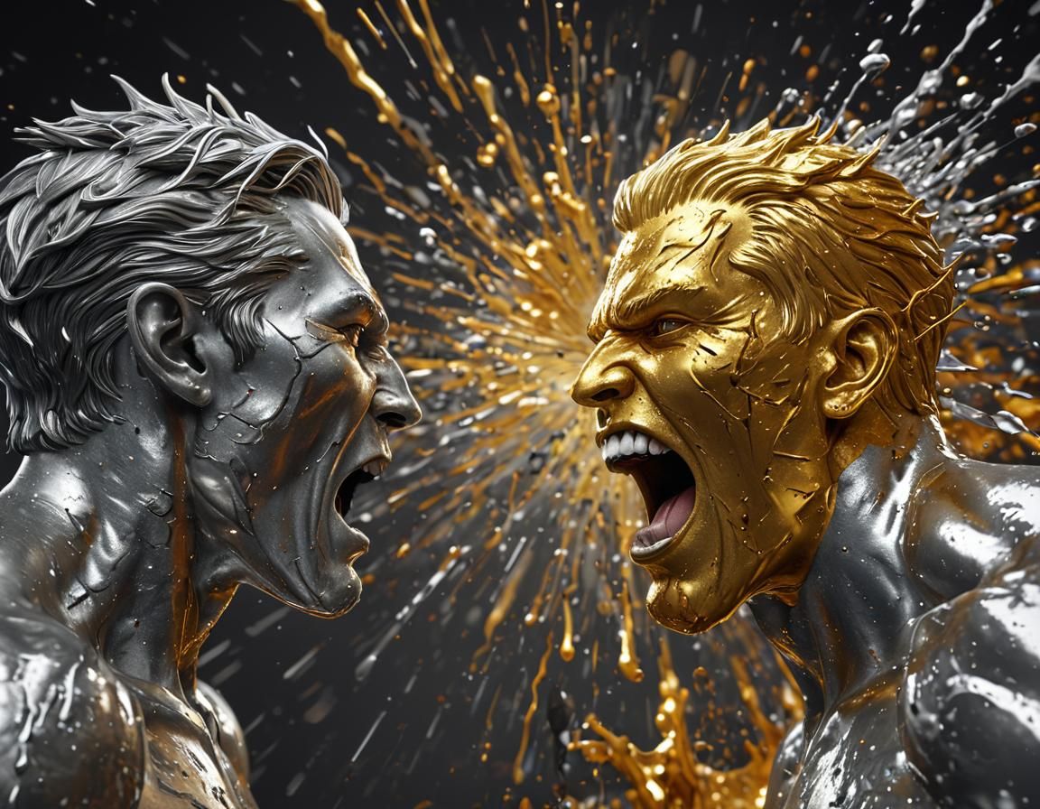 Gold and Silver Defend Against Inflation in Splash Art