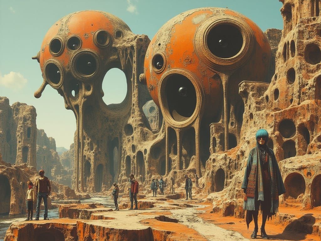 Surreal, Futuristic Cities from Dystopian Worlds