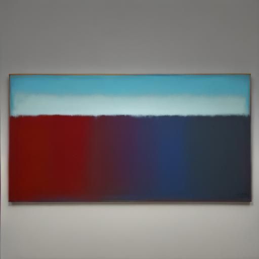 Abstract Minimalism Gradient in Oil Painting Style
