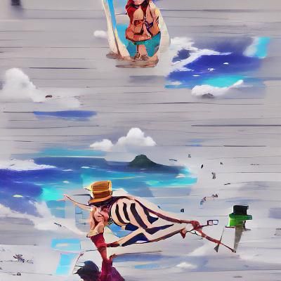 Dynamic One Piece Inspired Scene