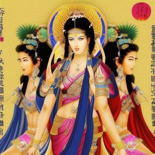 Diverse Goddesses: A Fusion of Cultures