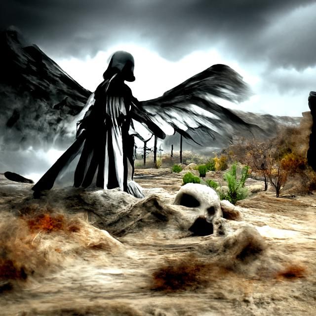 Angel of Death in a High-Definition Landscape