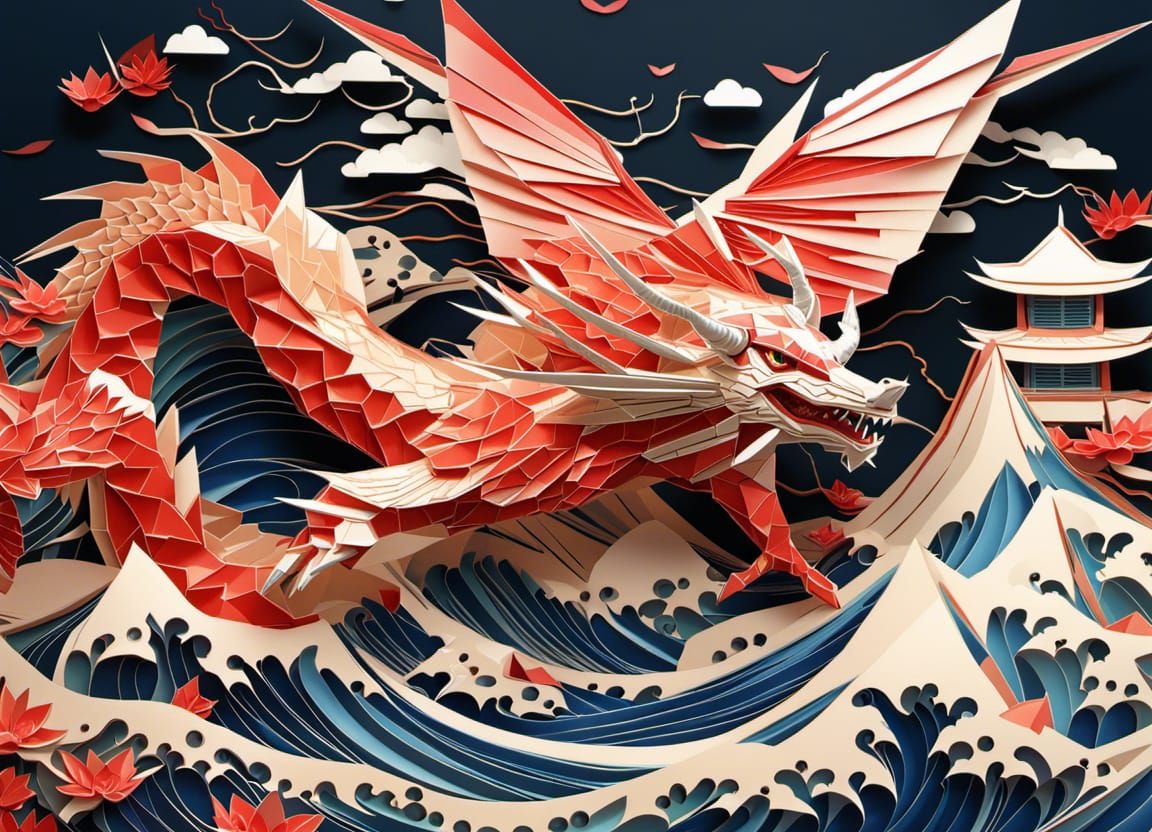 Origami Ryujin 3.5 patron of Japan