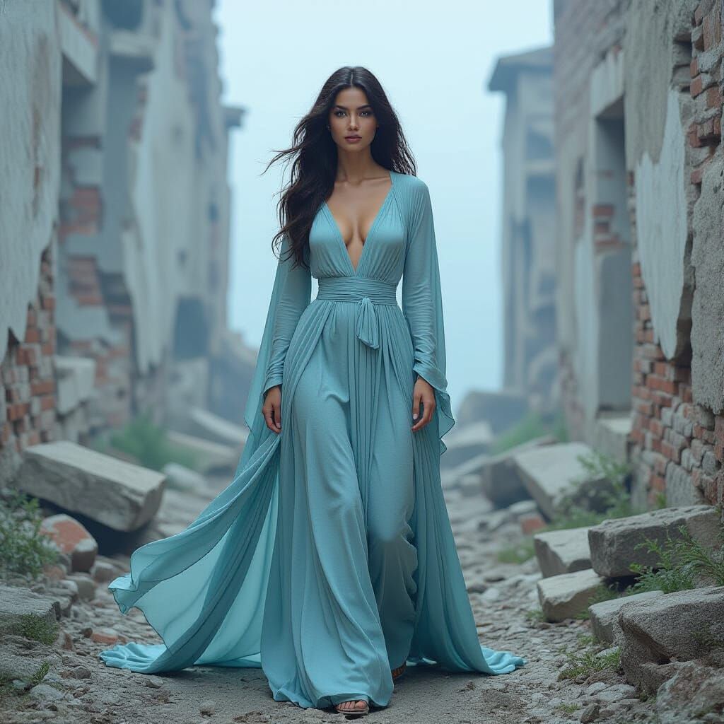 Erynia: Ethereal Spectre in Misty Ruins