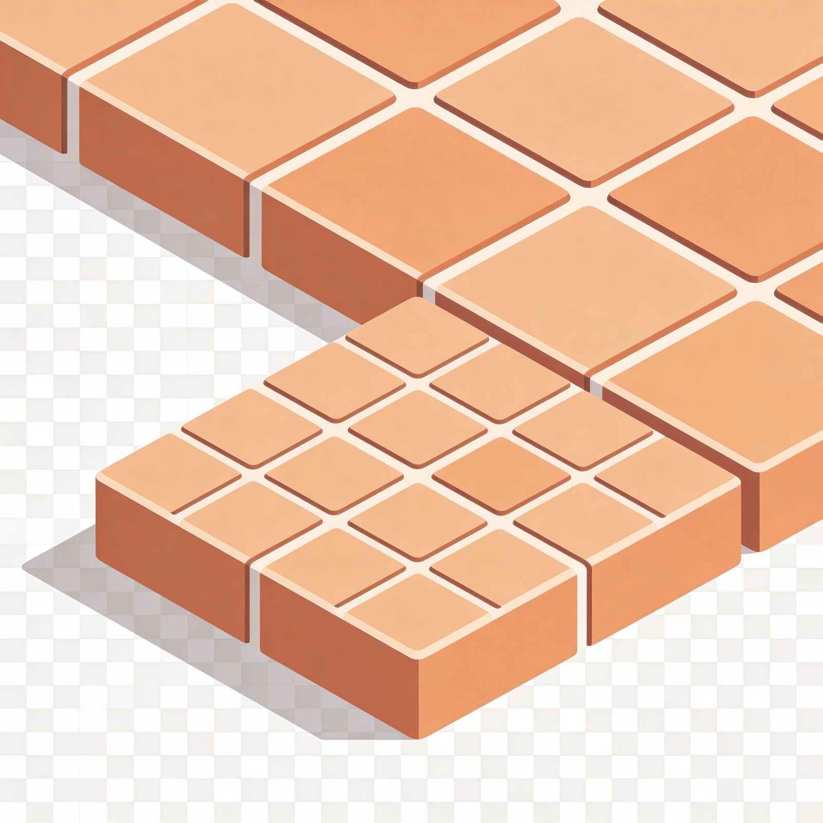 Isometric Object in Clean Flat Vector Style