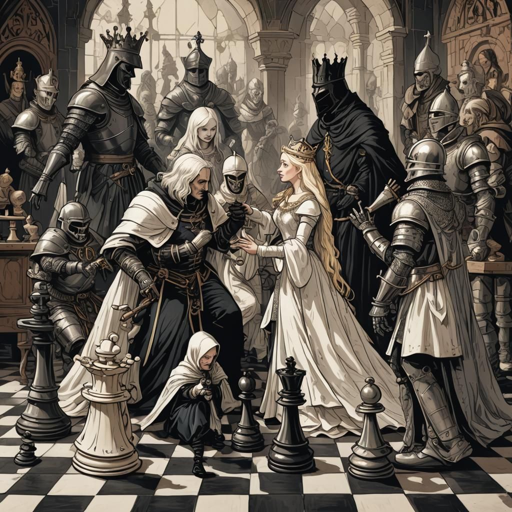 Chessboard Anarchy: A Playful Piece War