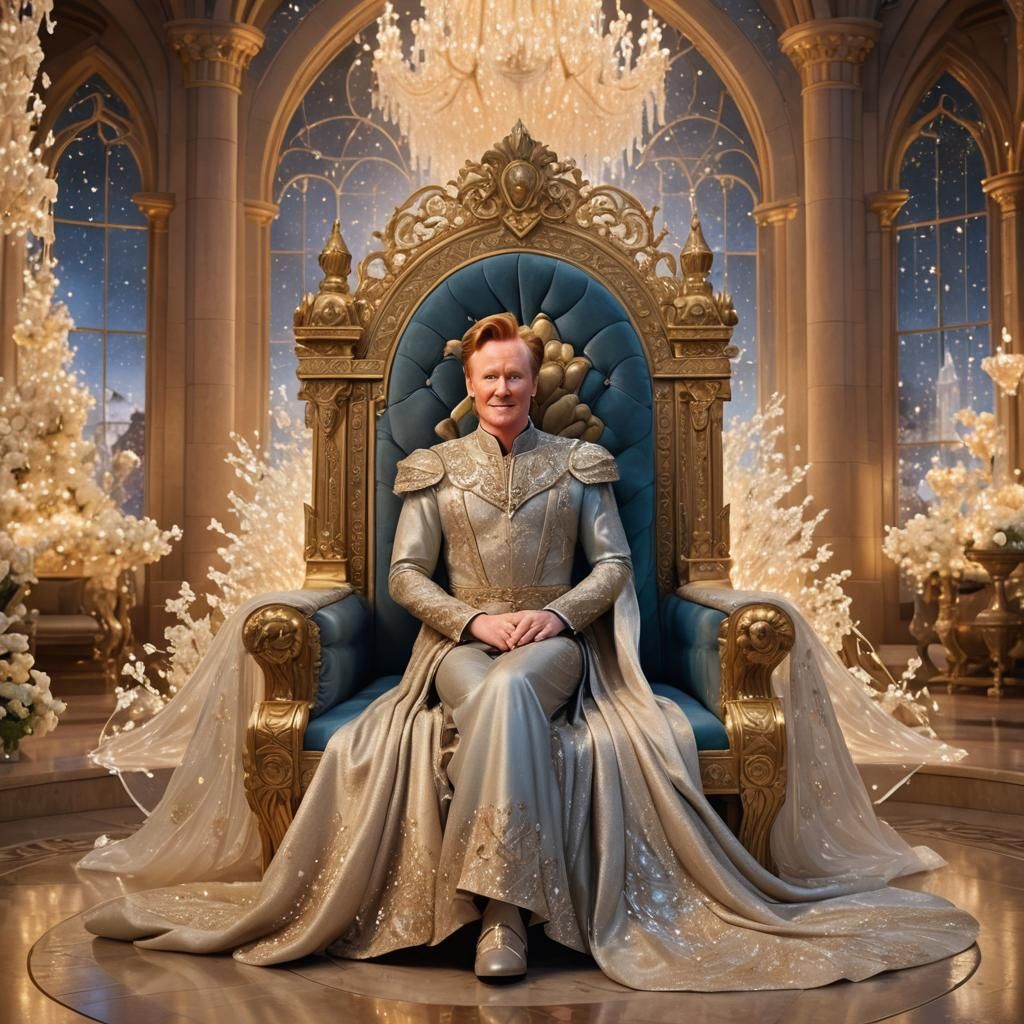 Conan O'Brien as a Disney Princess
