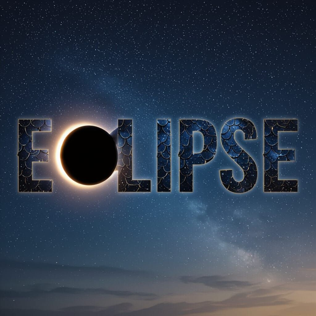 Epic Book Title: Eclipse in Starry Scales