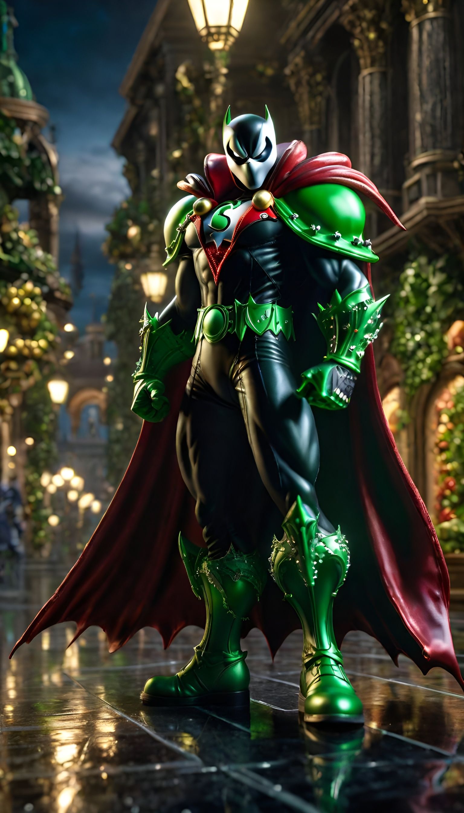 Luigi as Spawn: A Todd McFarlane-Inspired Vision