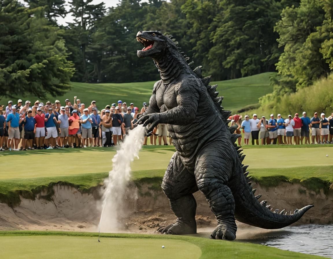 Godzilla on the Golf Course