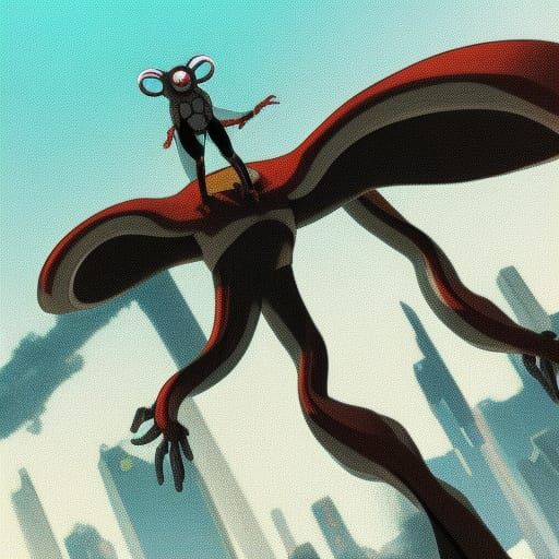 Doctor Octopus in Studio Ghibli Style