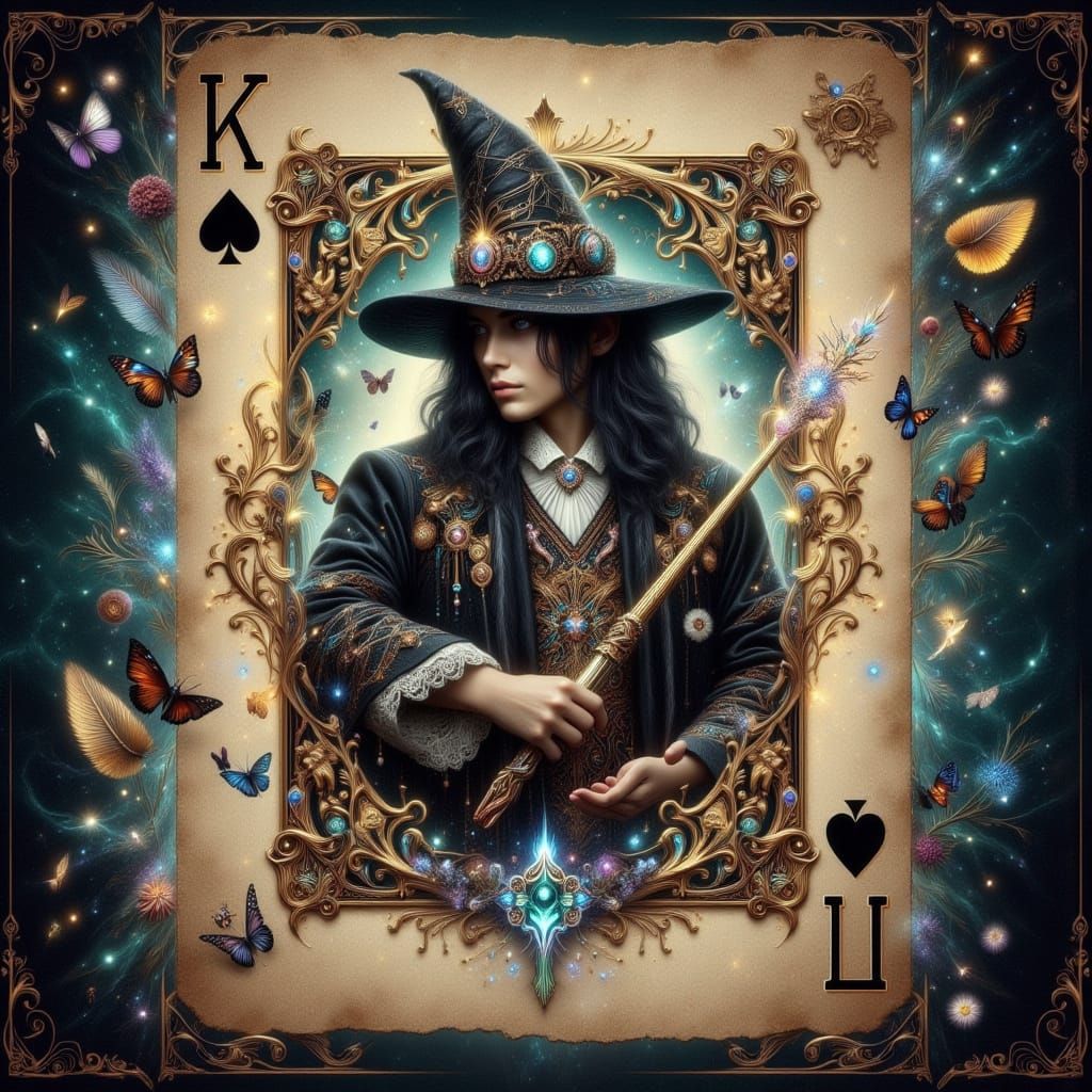 Sirius Black Emerges from Antique Playing Card