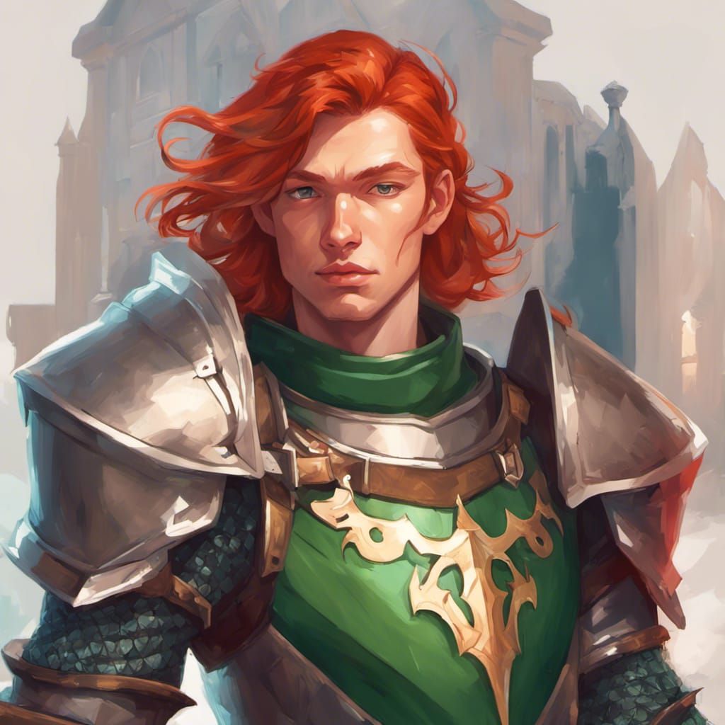 Medieval Knight Character Portrait in Hyperrealism