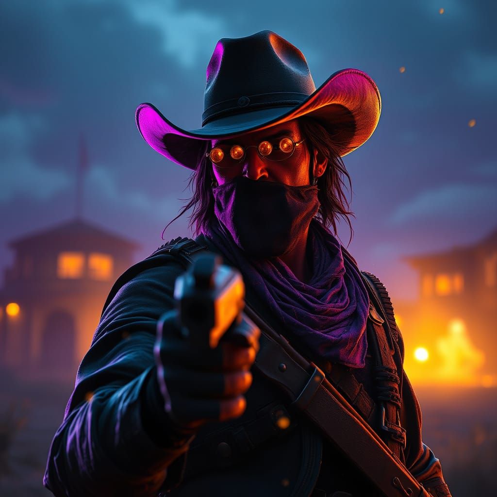 Wild West Mad Max: Dark Fantasy Concept Art