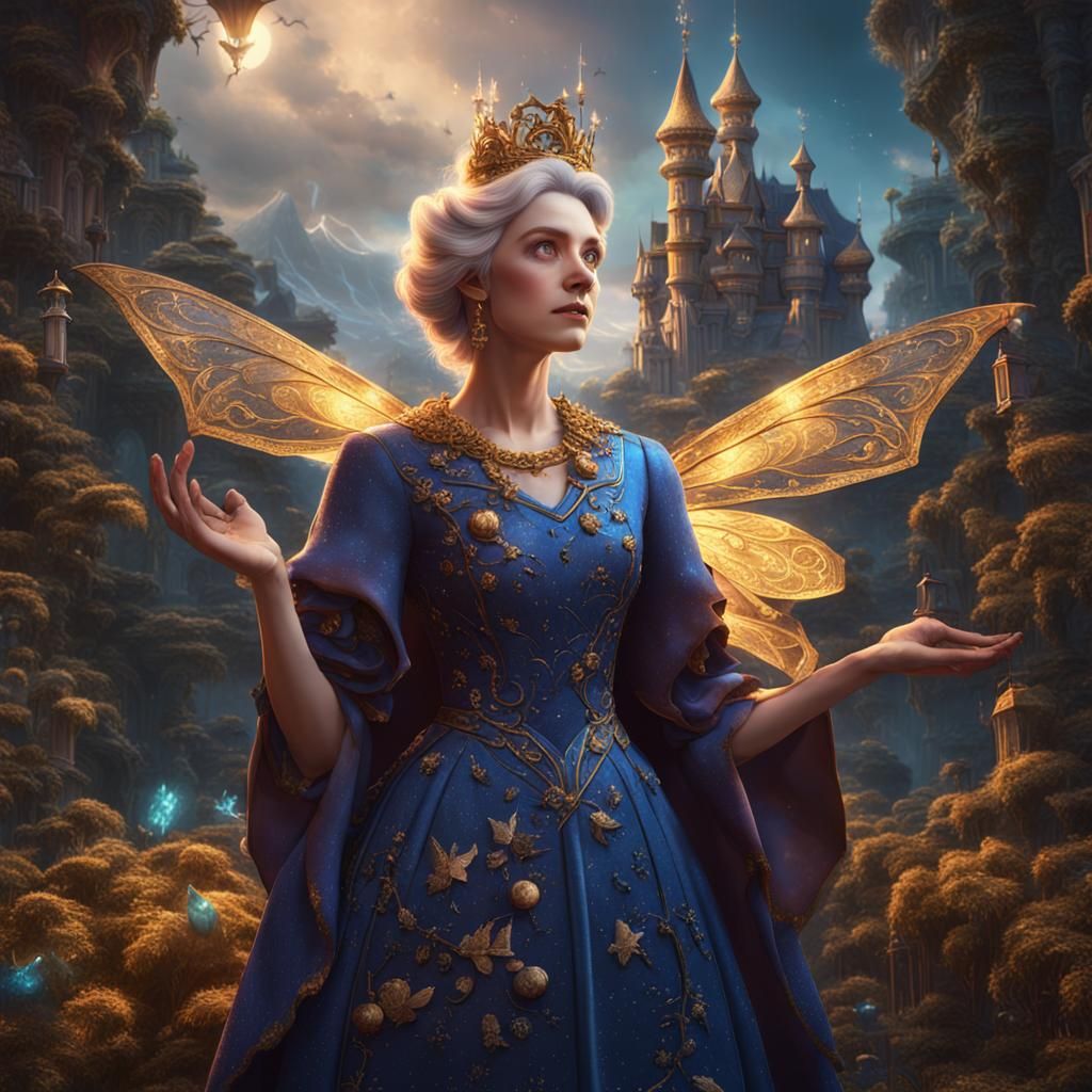 Fantastical Fairy Godmother Concept Art
