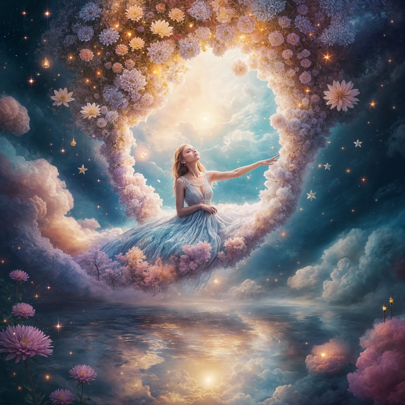 Ethereal Fantasy Dreamscape Generated by AI