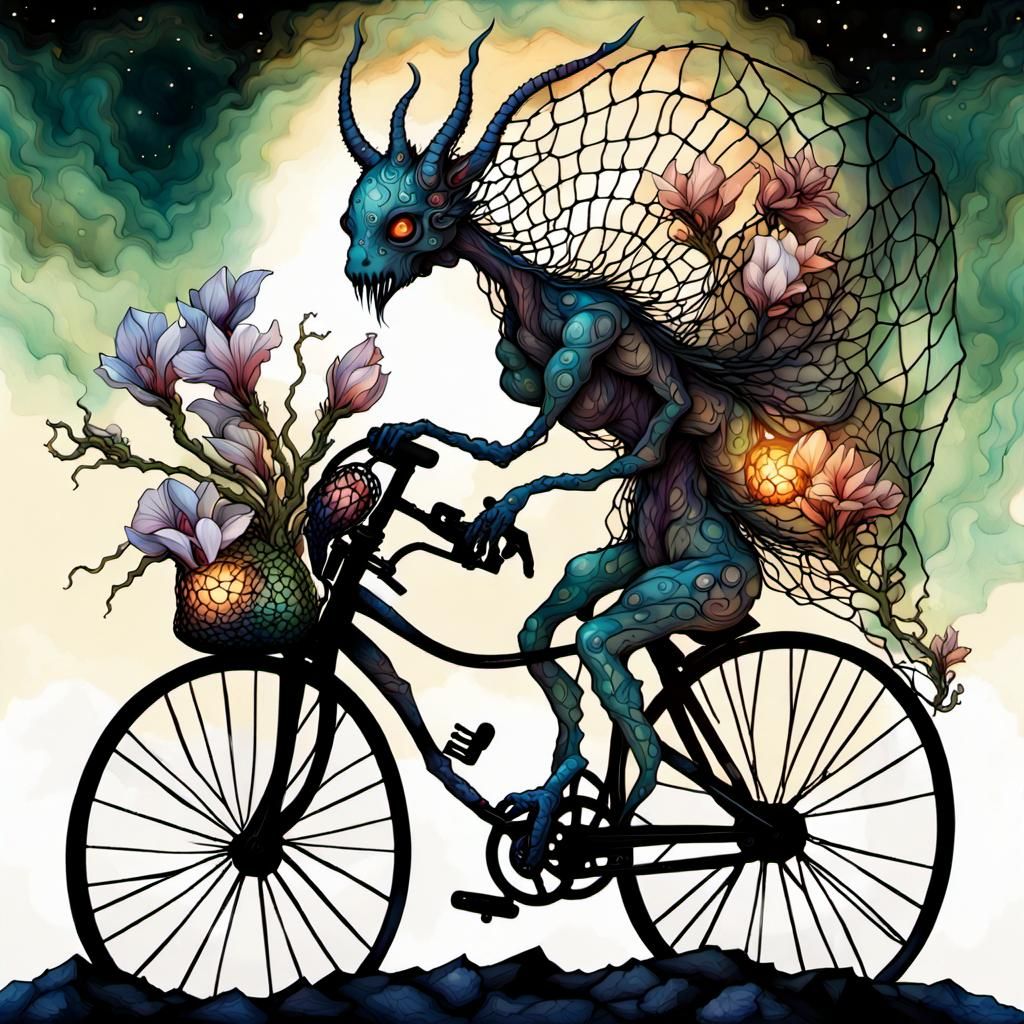 Enchanting Elven Goddess with Whimsical Pet Companion