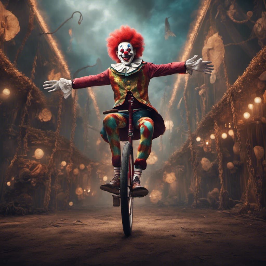 Clown on a Unicycle