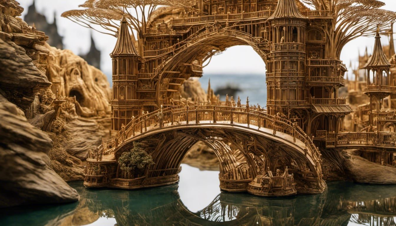 toothpick bridge / leftovers