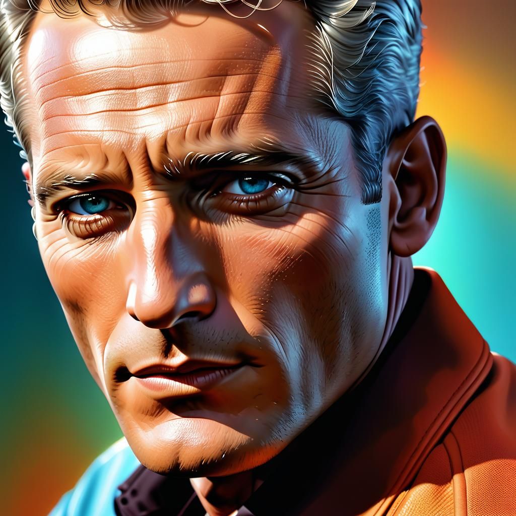 Portrait of Paul Newman