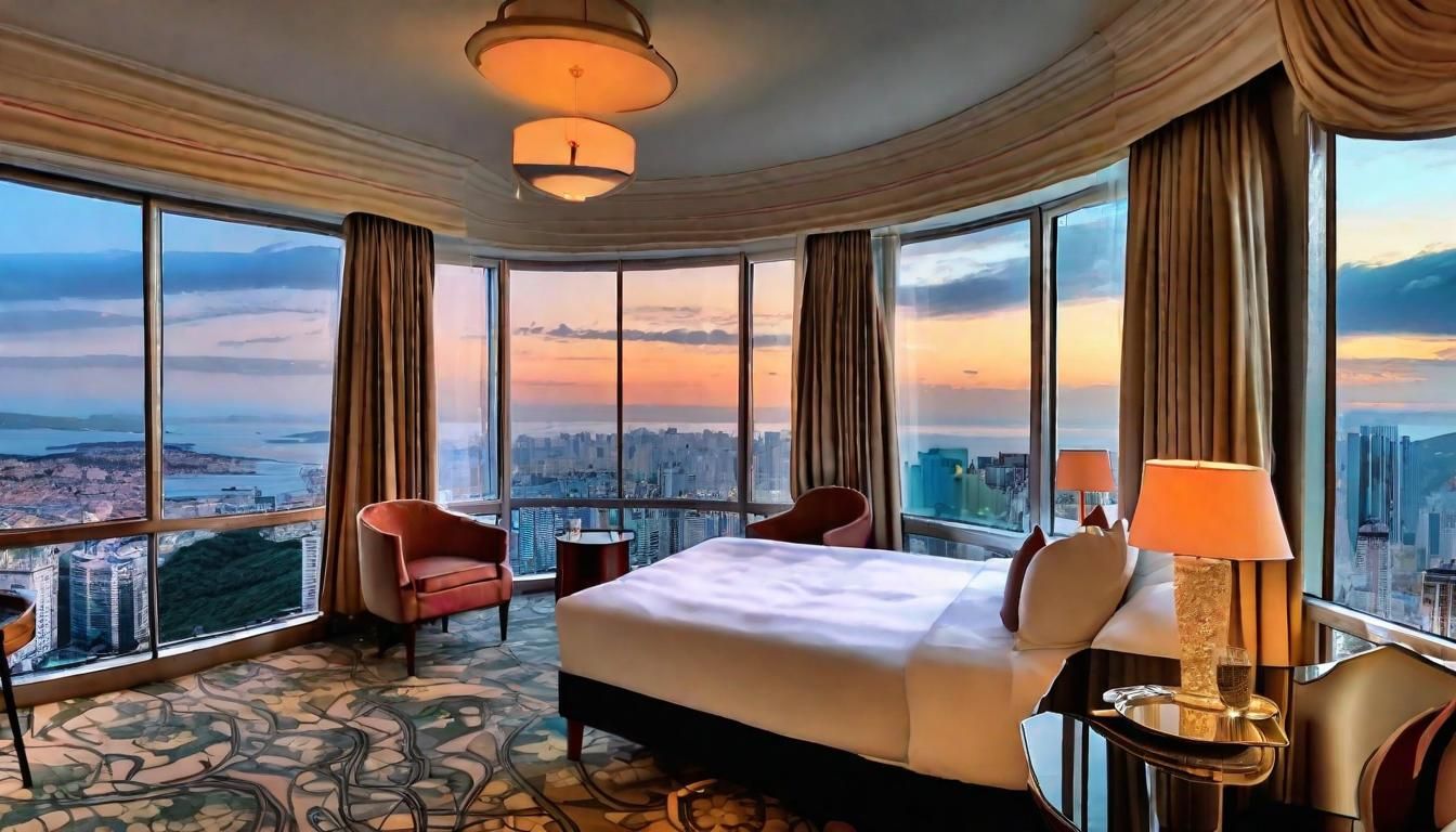 Beautiful Hotel View as Interpreted by AI