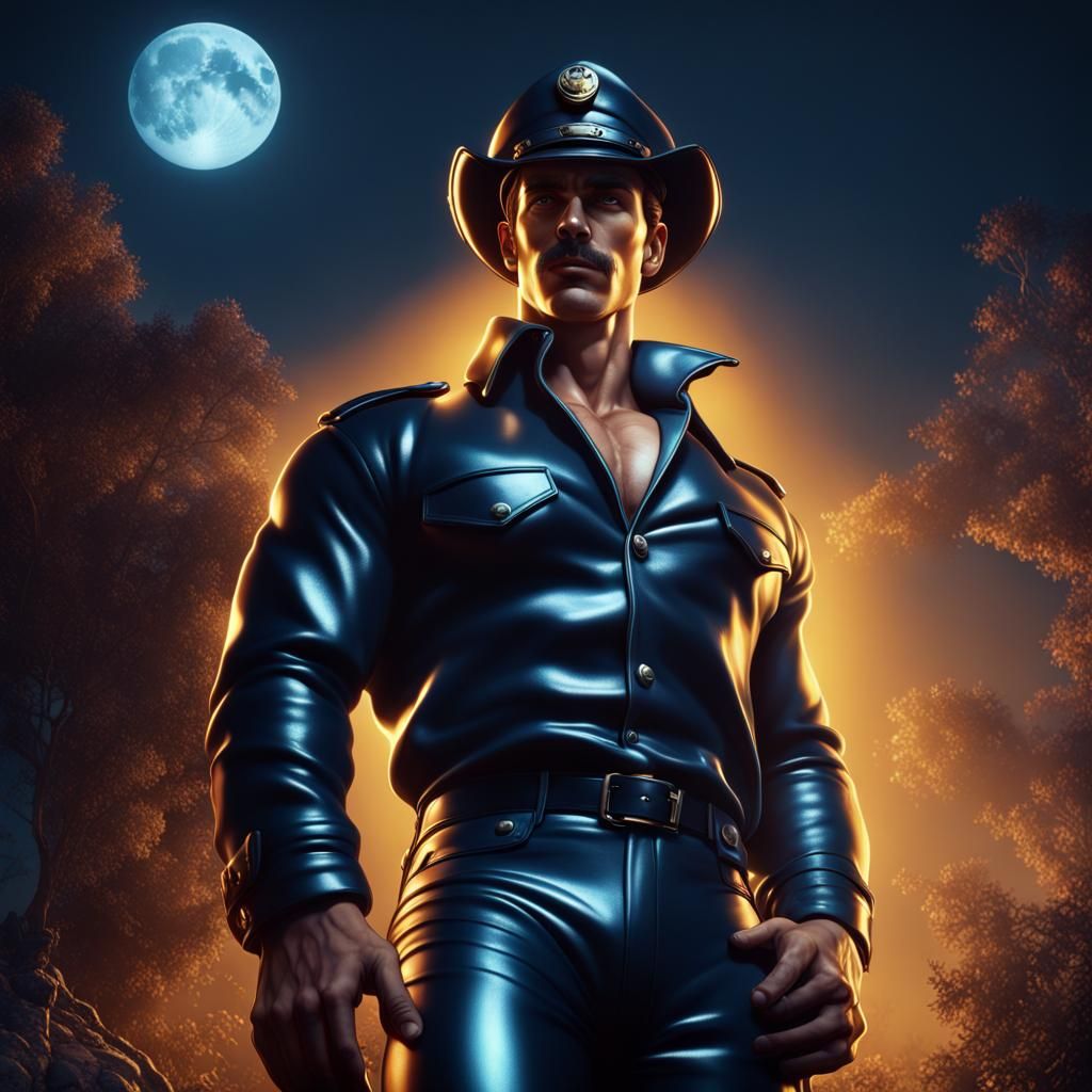 Tom of Finland Merman Under Moonlight