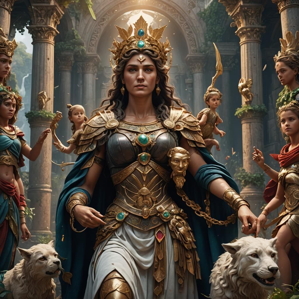 Goddess Latona: Motherhood in Fantasy Concept Art