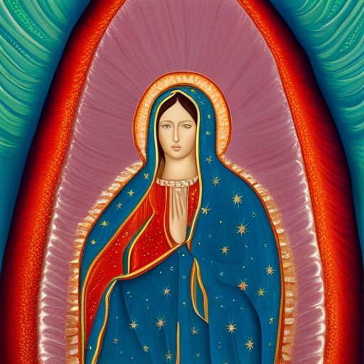 Virgin of Guadalupe: Abstract Art Apparition