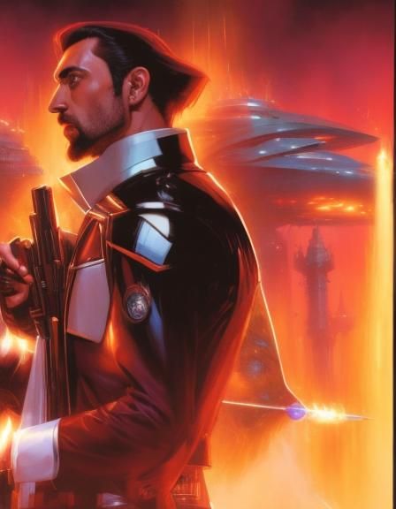 Space Opera Book Cover Art: Alien and Friends