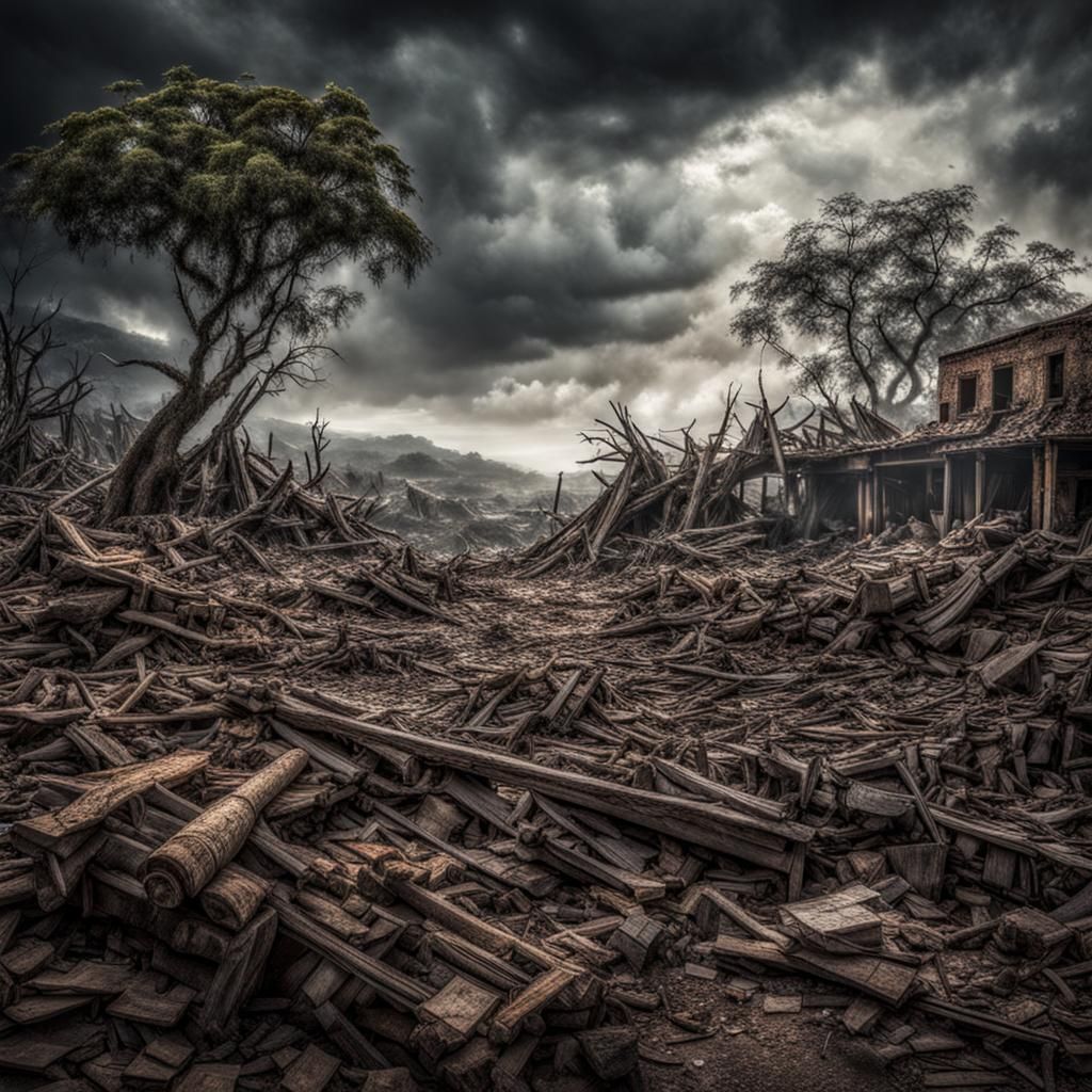 Nature's Revenge: A Hyperrealistic Reclamation