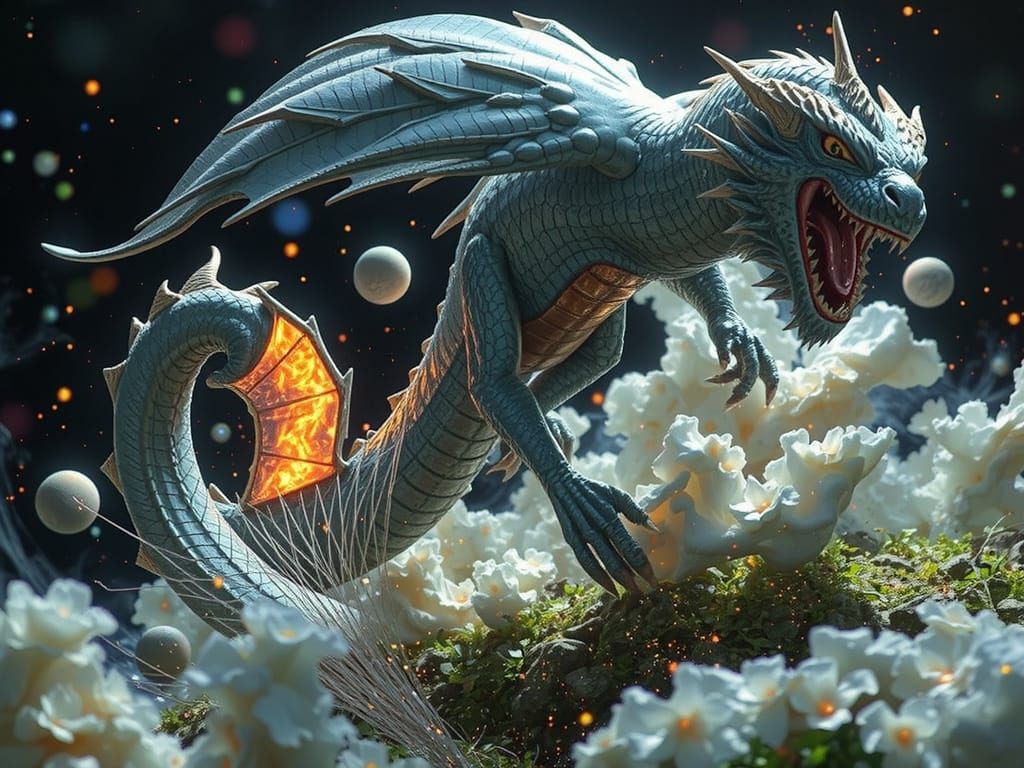 A majestic dragon  -переделать