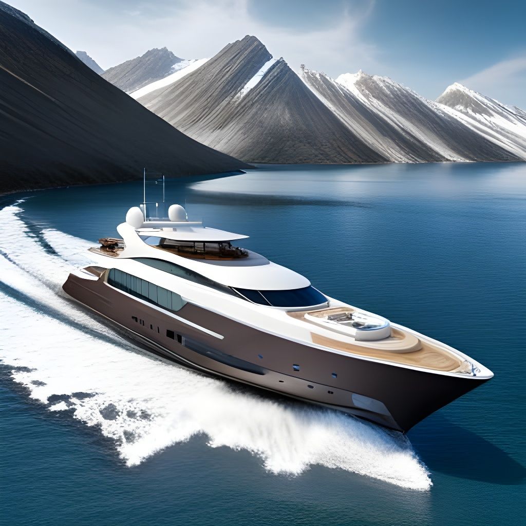 Modern yacht