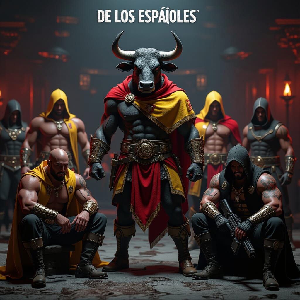 Epic 3D Game Cinematic: Spanish Gang in Unreal Engine 5