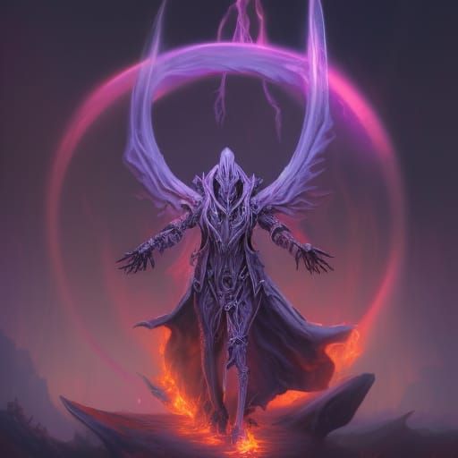 Fiery Unicorn Skeleton Logo Concept Art