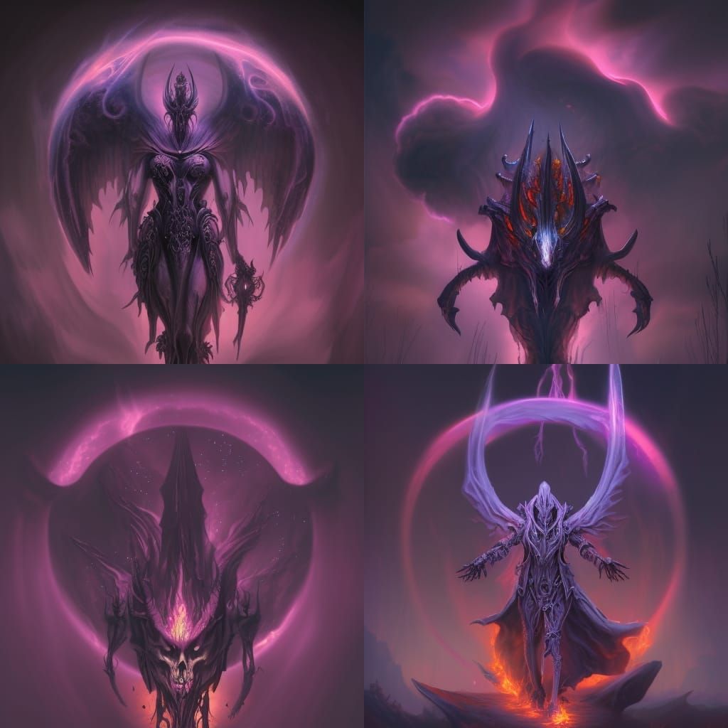 Fiery Unicorn Skeleton Logo in Dark Fantasy Style