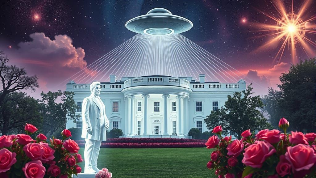 Holographic Lincoln Rebuilds White House in Binary Code