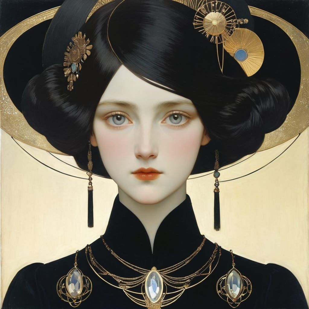 Symbolist Masters Unite in a Dreamlike Landscape