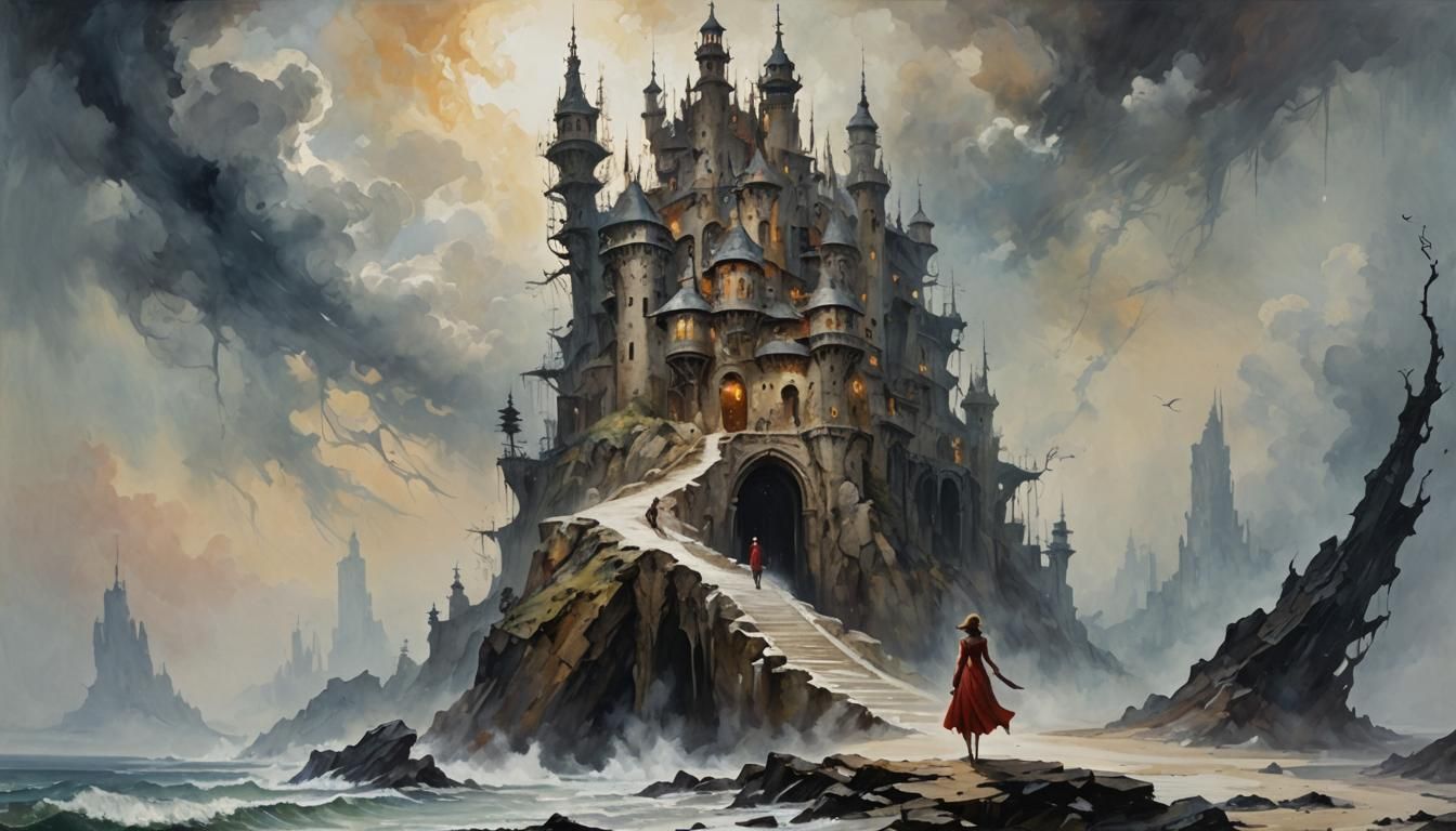 Epic Masterpiece in Dark Fantasy Style