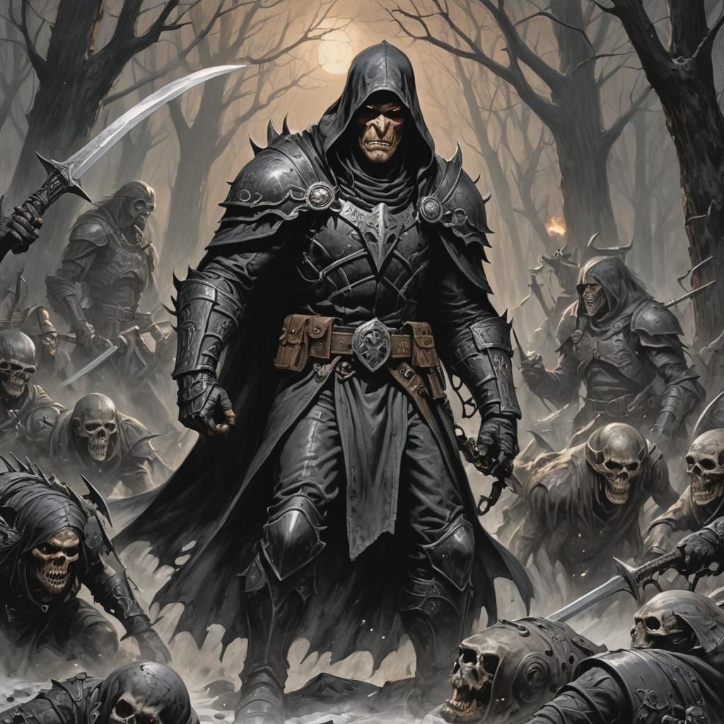 Grimdark Fantasy Illustration