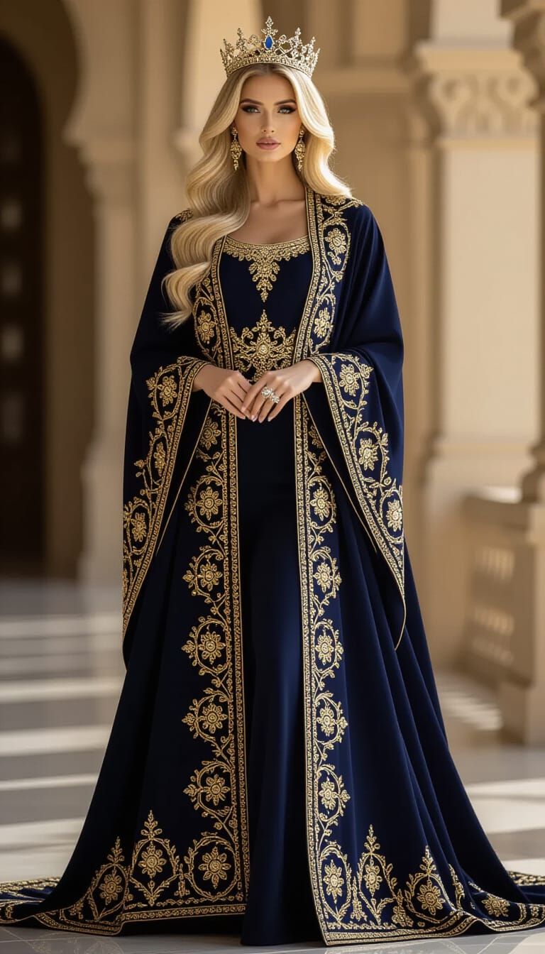 Royal Abaya Fashion on Confident Businesswoman