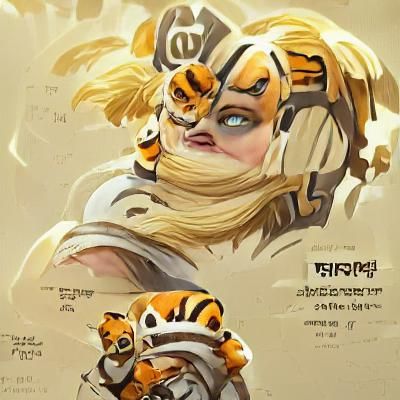 Norse Tiger Goddess Concept Art