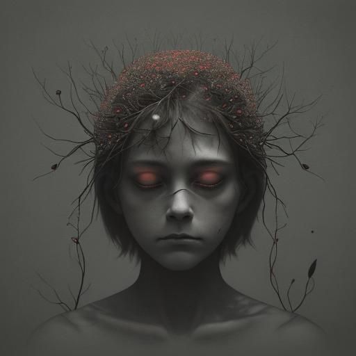 Silhouette Listening to the Sound of Silence