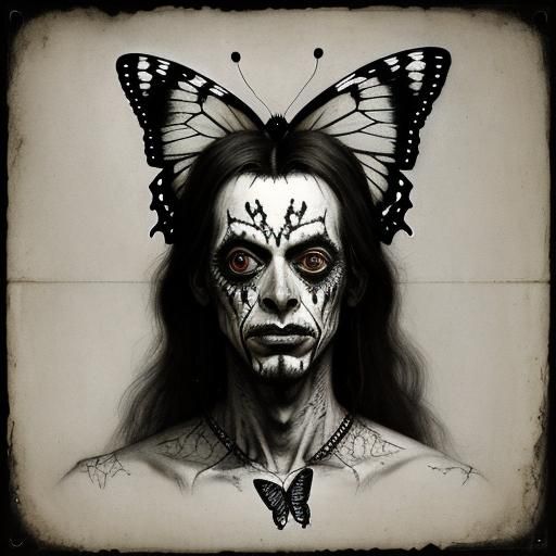 Butterfly in Gammell, Burton, and Rockwell Style