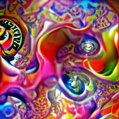 Abstract Vortex of Color and Light
