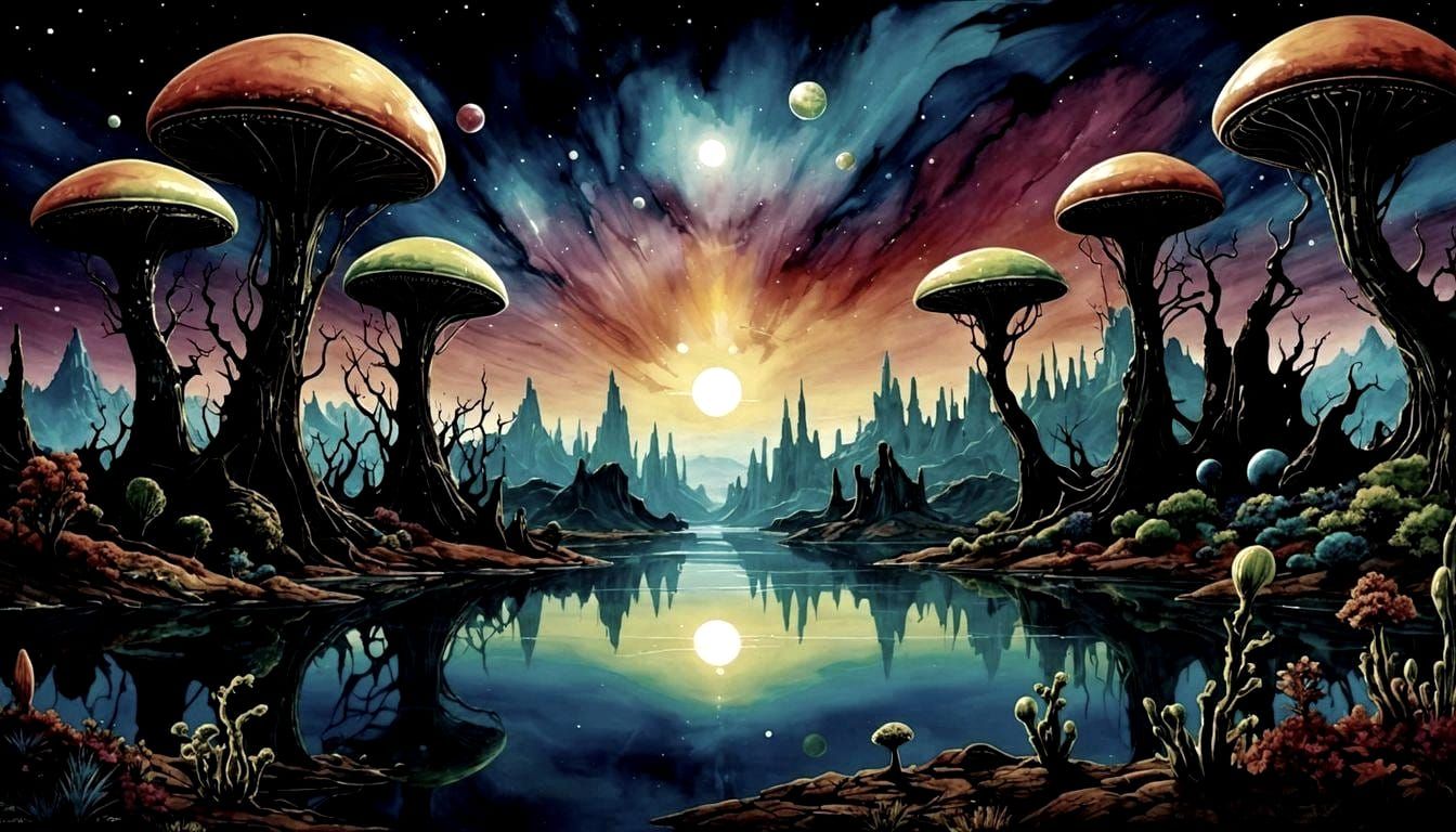 Golden Clouds at Sunrise, Sunrays Removed